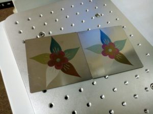 engraving color on stainless steel