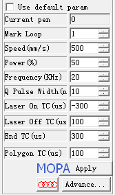 MOPA fiber laser marker