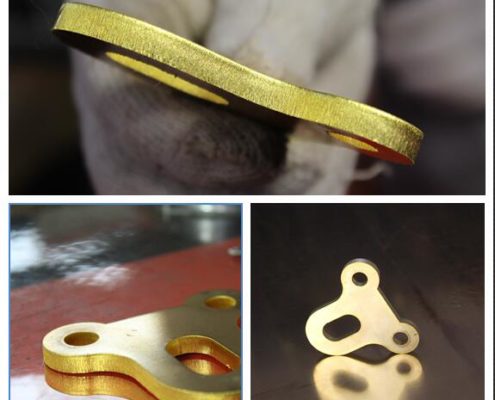 Brass fiber laser cutter