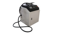 Metal fiber laser cleaning machine usage