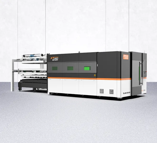 fiber laser cutting machine with automated system