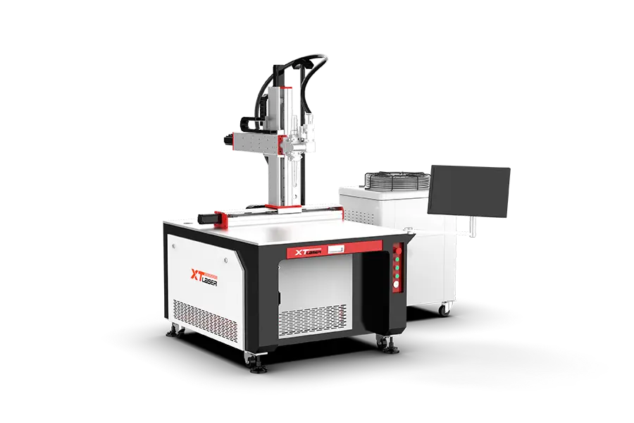 ماكينة لحام ليزر أوتوماتيكية لسطح المكتب بثلاثة محاور