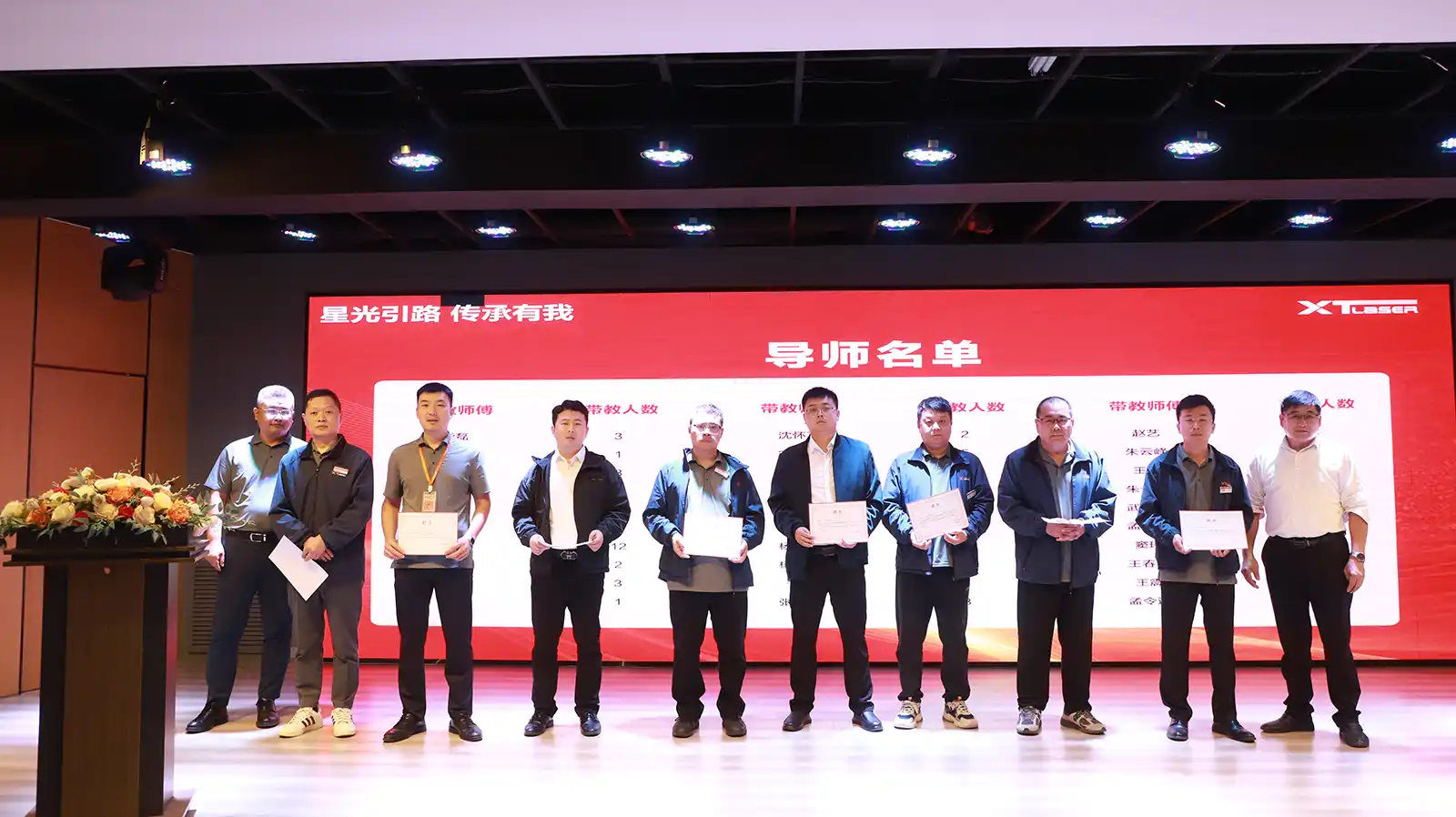 Mentors and Trainees Pledge Commitment to XTlaser Development