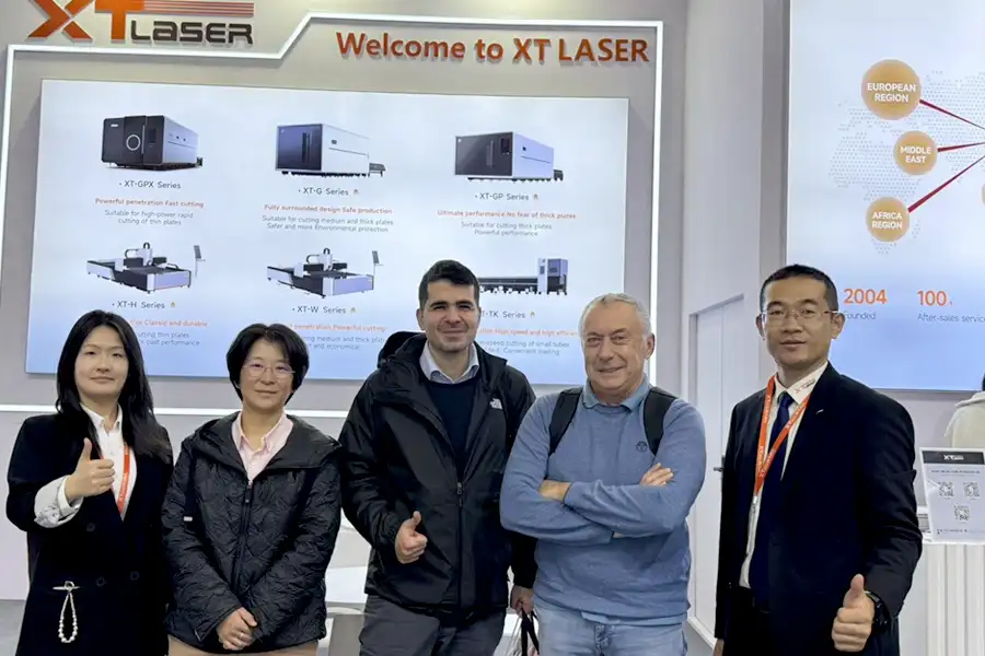 XTLaser Booth Highlights and Customer Reactions at Blechexpo 2025