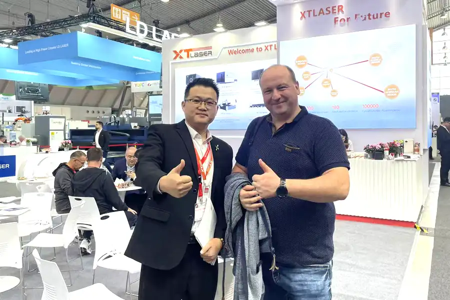 XTLaser Booth Highlights and Customer Reactions at Blechexpo 2025