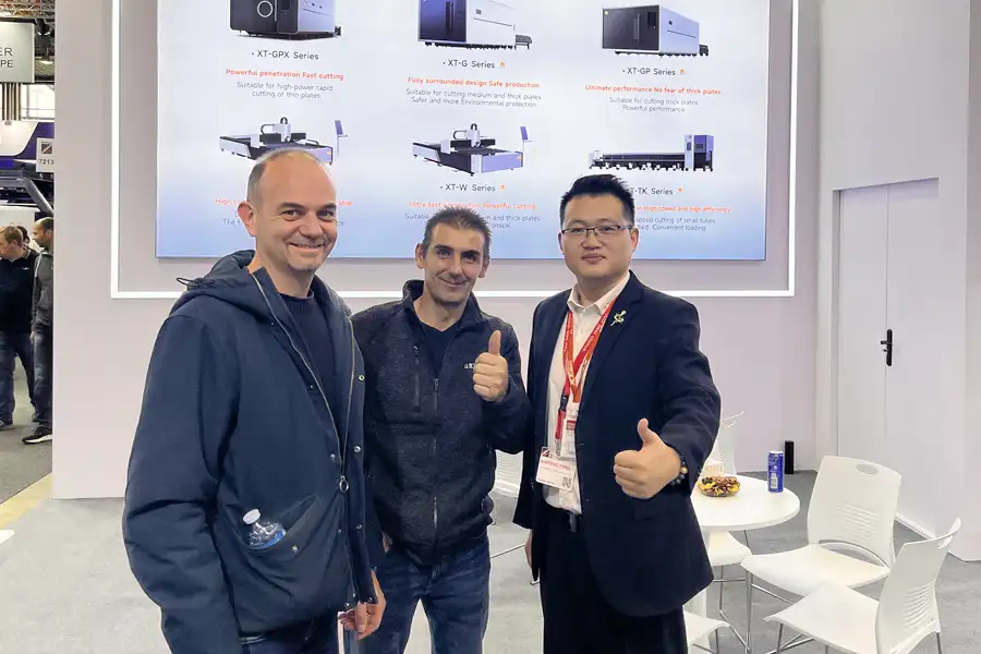 XTLaser Booth Highlights and Customer Reactions at Blechexpo 2025