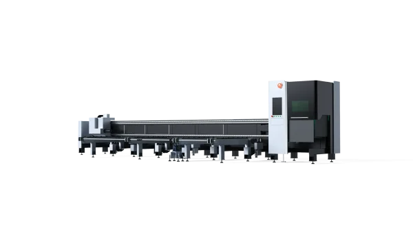 TK120 Tube Laser Cutting Machine processing various metal tubes